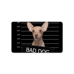 Bad Dog Magnet (name Card) by Valentinaart