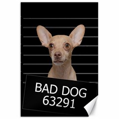 Bad Dog Canvas 20  X 30   by Valentinaart