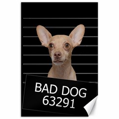 Bad Dog Canvas 24  X 36  by Valentinaart