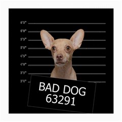 Bad Dog Medium Glasses Cloth (2-side) by Valentinaart