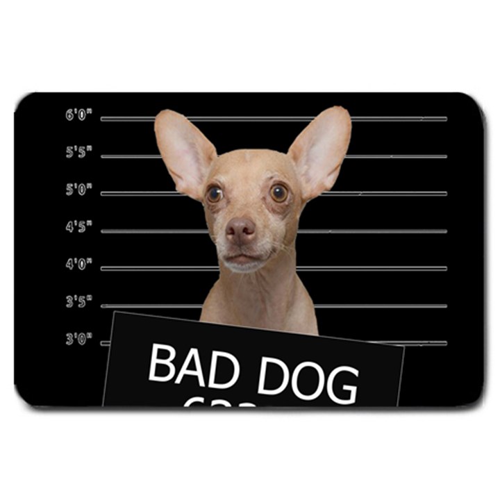 Bad dog Large Doormat 