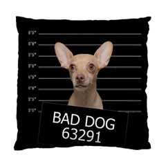 Bad Dog Standard Cushion Case (two Sides) by Valentinaart