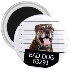 Bad Dog 3  Magnets by Valentinaart