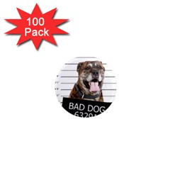 Bad Dog 1  Mini Magnets (100 Pack)  by Valentinaart