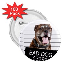 Bad Dog 2 25  Buttons (100 Pack)  by Valentinaart