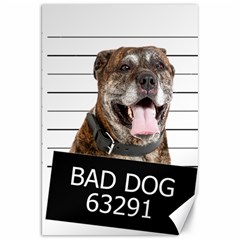 Bad Dog Canvas 20  X 30   by Valentinaart