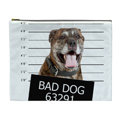 Bad Dog Cosmetic Bag (xl) by Valentinaart