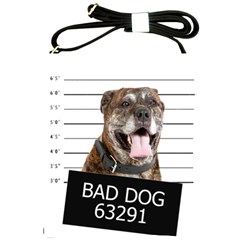 Bad Dog Shoulder Sling Bags by Valentinaart