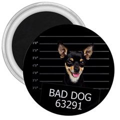 Bad Dog 3  Magnets by Valentinaart