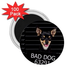 Bad Dog 2 25  Magnets (100 Pack)  by Valentinaart