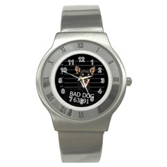 Bad Dog Stainless Steel Watch by Valentinaart