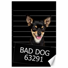 Bad Dog Canvas 20  X 30   by Valentinaart