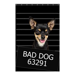 Bad Dog Shower Curtain 48  X 72  (small)  by Valentinaart