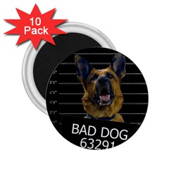 Bad Dog 2 25  Magnets (10 Pack)  by Valentinaart