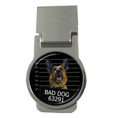 Bad Dog Money Clips (round)  by Valentinaart