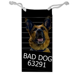 Bad Dog Jewelry Bag by Valentinaart