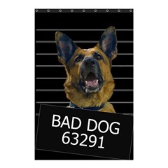 Bad Dog Shower Curtain 48  X 72  (small)  by Valentinaart