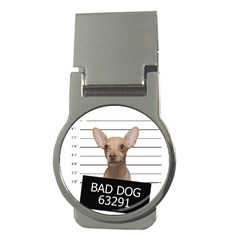 Bad Dog Money Clips (round)  by Valentinaart