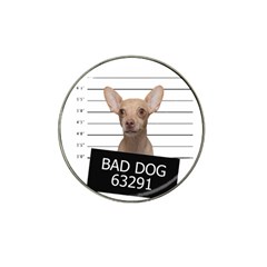 Bad Dog Hat Clip Ball Marker (4 Pack) by Valentinaart