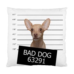 Bad Dog Standard Cushion Case (two Sides) by Valentinaart