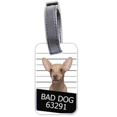 Bad Dog Luggage Tags (two Sides) by Valentinaart