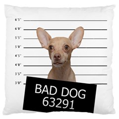 Bad Dog Standard Flano Cushion Case (one Side) by Valentinaart