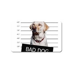 Bad Dog Magnet (name Card) by Valentinaart