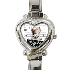 Bad Dog Heart Italian Charm Watch by Valentinaart