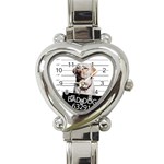 Bad dog Heart Italian Charm Watch Front