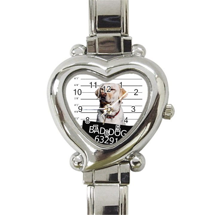 Bad dog Heart Italian Charm Watch