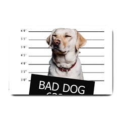 Bad Dog Small Doormat  by Valentinaart