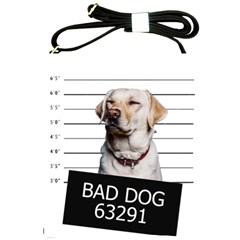 Bad Dog Shoulder Sling Bags by Valentinaart