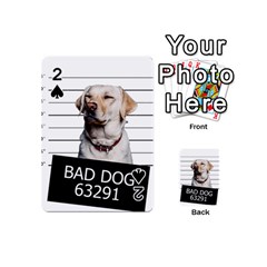 Bad Dog Playing Cards 54 (mini)  by Valentinaart