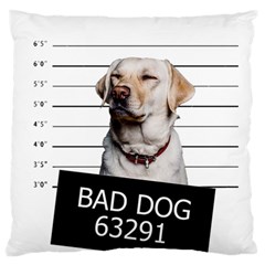 Bad Dog Standard Flano Cushion Case (two Sides) by Valentinaart