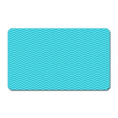 Blue Waves Pattern  Magnet (rectangular) by TastefulDesigns