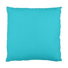 Blue Waves Pattern  Standard Cushion Case (one Side) by TastefulDesigns