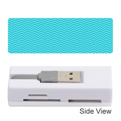 Blue Waves Pattern  Memory Card Reader (stick)  by TastefulDesigns