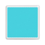 Blue Waves Pattern  Memory Card Reader (Square)  Front