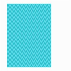 Blue Waves Pattern  Small Garden Flag (two Sides)