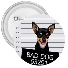 Bad Dog 3  Buttons by Valentinaart