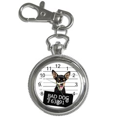 Bad Dog Key Chain Watches by Valentinaart