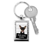 Bad dog Key Chains (Rectangle)  Front