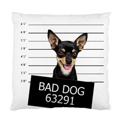 Bad Dog Standard Cushion Case (one Side) by Valentinaart