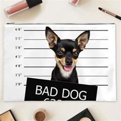 Bad Dog Cosmetic Bag (xxl)  by Valentinaart