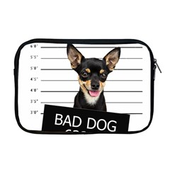 Bad Dog Apple Macbook Pro 17  Zipper Case by Valentinaart