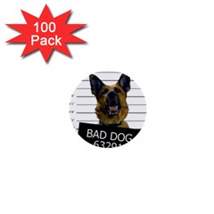 Bad Dog 1  Mini Buttons (100 Pack)  by Valentinaart