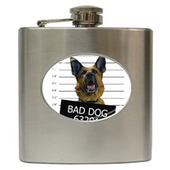 Bad Dog Hip Flask (6 Oz) by Valentinaart