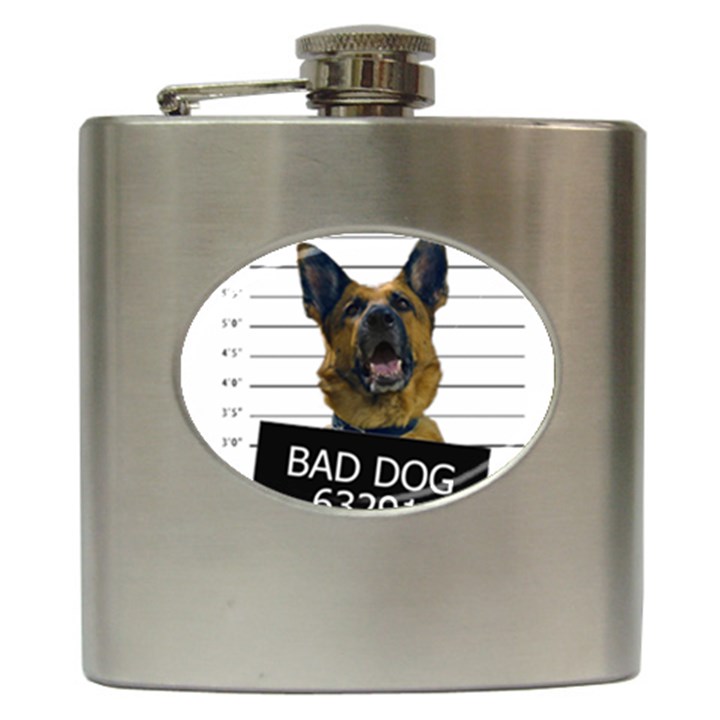 Bad dog Hip Flask (6 oz)