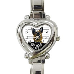 Bad Dog Heart Italian Charm Watch by Valentinaart