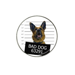 Bad Dog Hat Clip Ball Marker (4 Pack) by Valentinaart